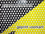 Perforated raam sticker monomeer logo
