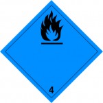 4.3 Stoffen die in contact met water brandbare gassen ontwikkelen zonder tekst logo